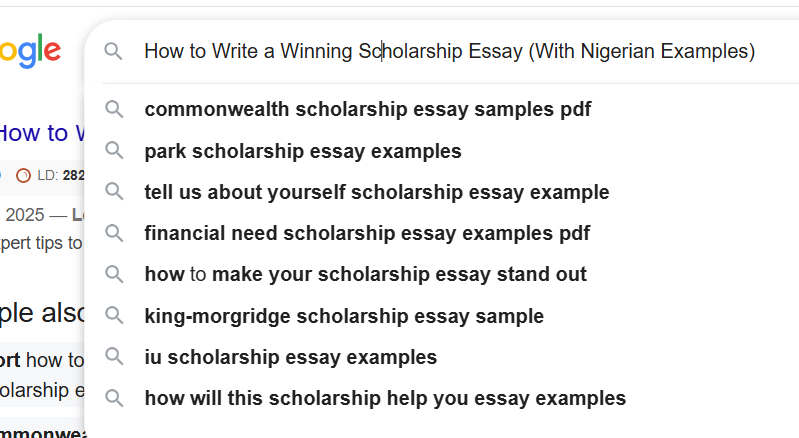 How to Write a Winning Scholarship Essay (With Nigerian Examples)