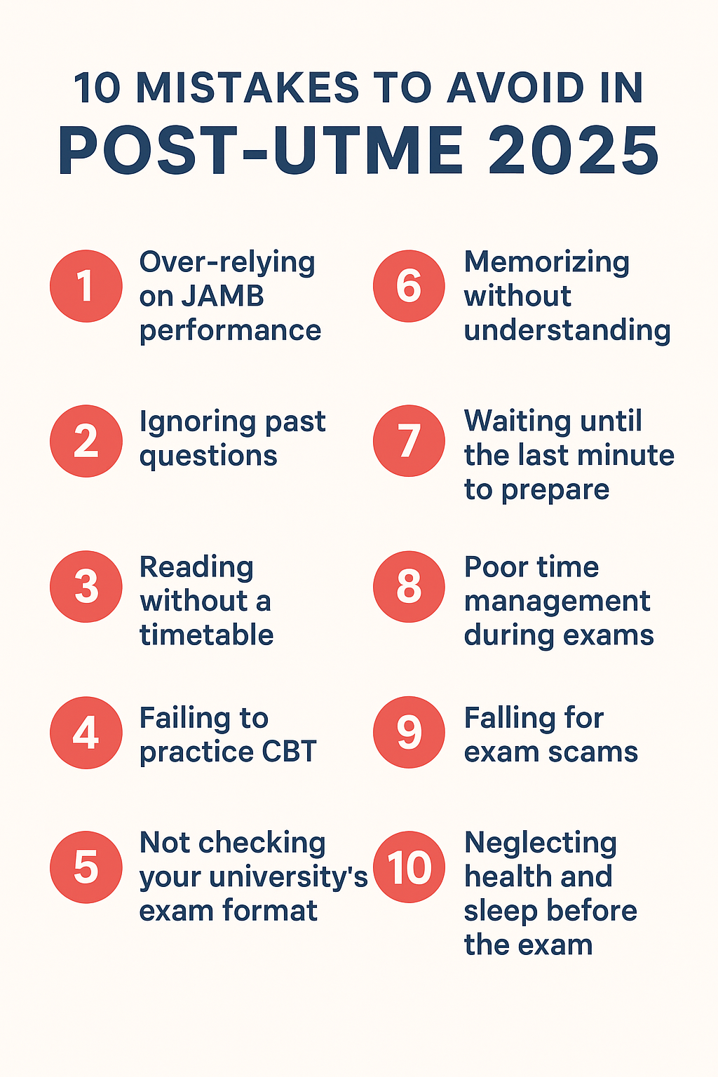 Post-UTME 2025: How to Prepare and Pass Easily