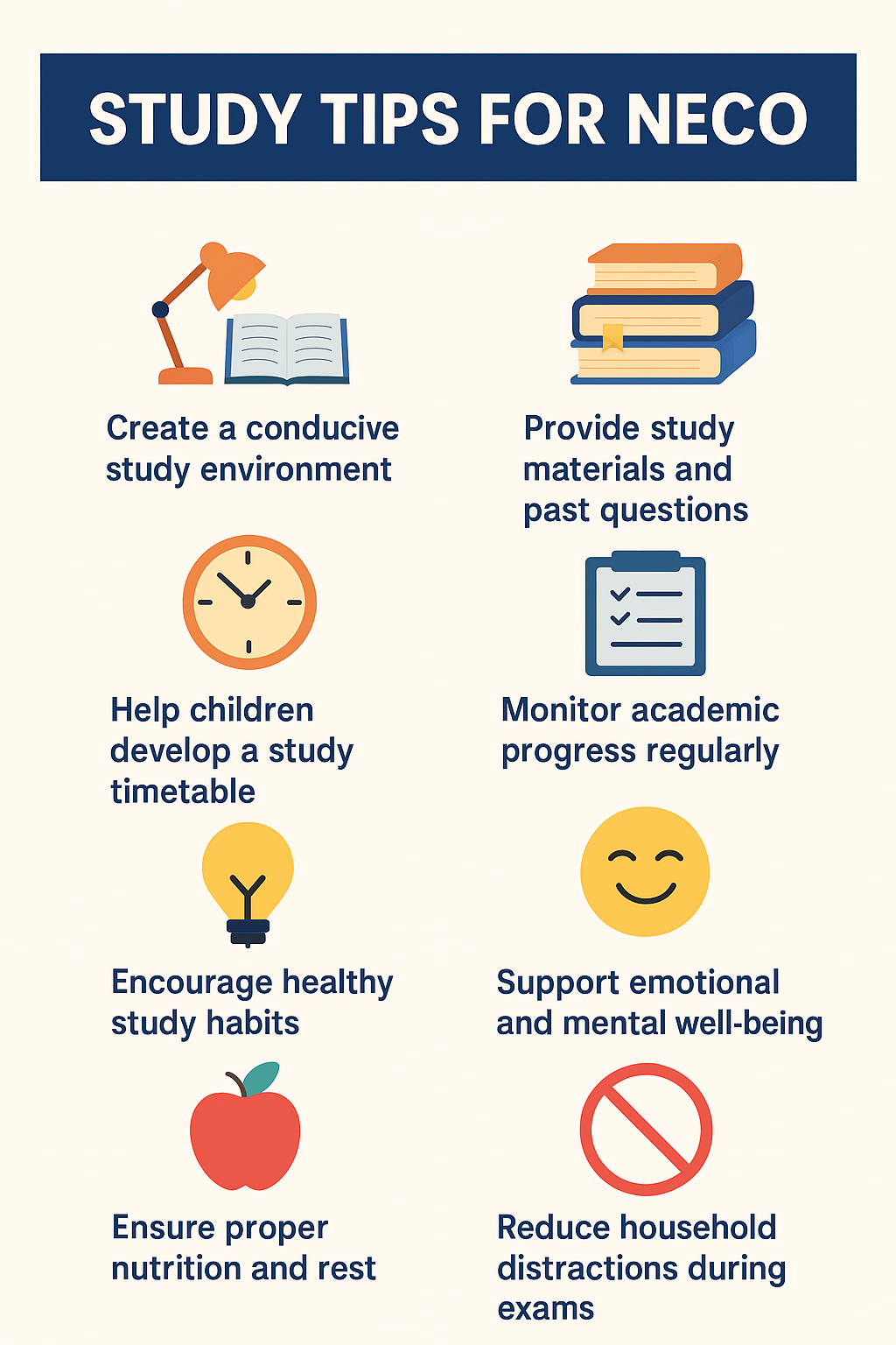 How Parents Can Help Their Children Prepare for NECO