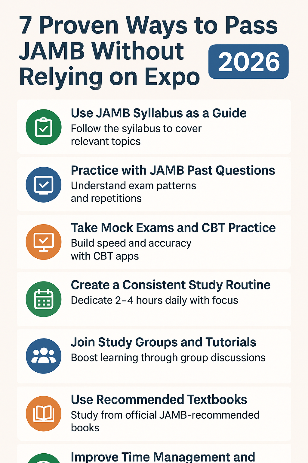 What Are the Best Ways to Prepare for JAMB Without Relying on Expo?