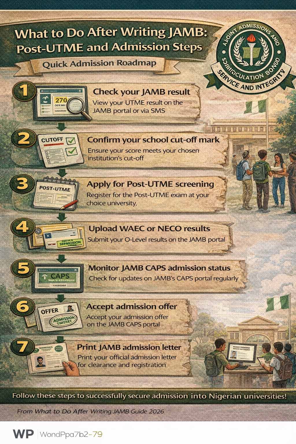 What to Do After Writing JAMB: Post-UTME and Admission Steps