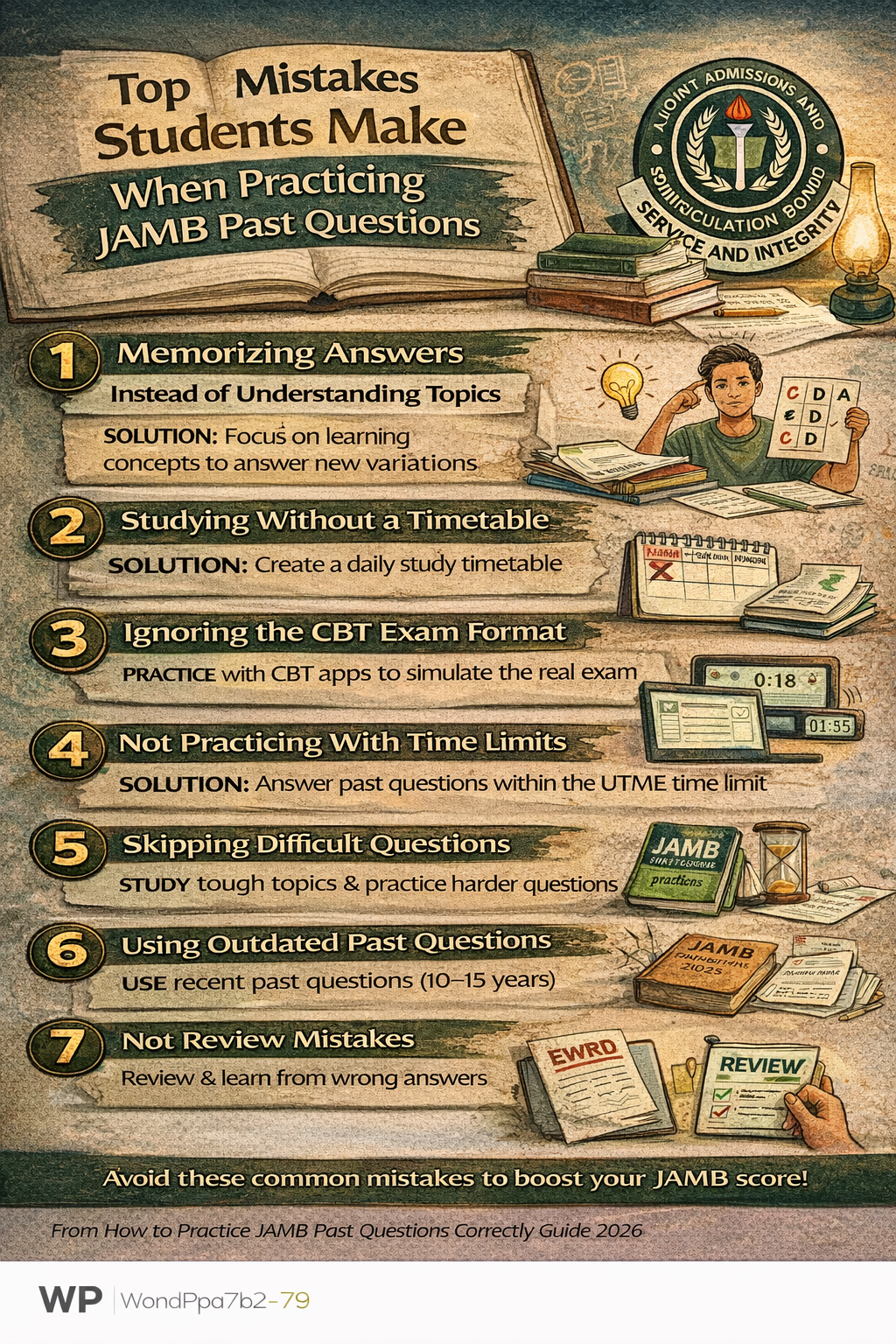 Top Mistakes Students Make When Practicing JAMB Past Questions