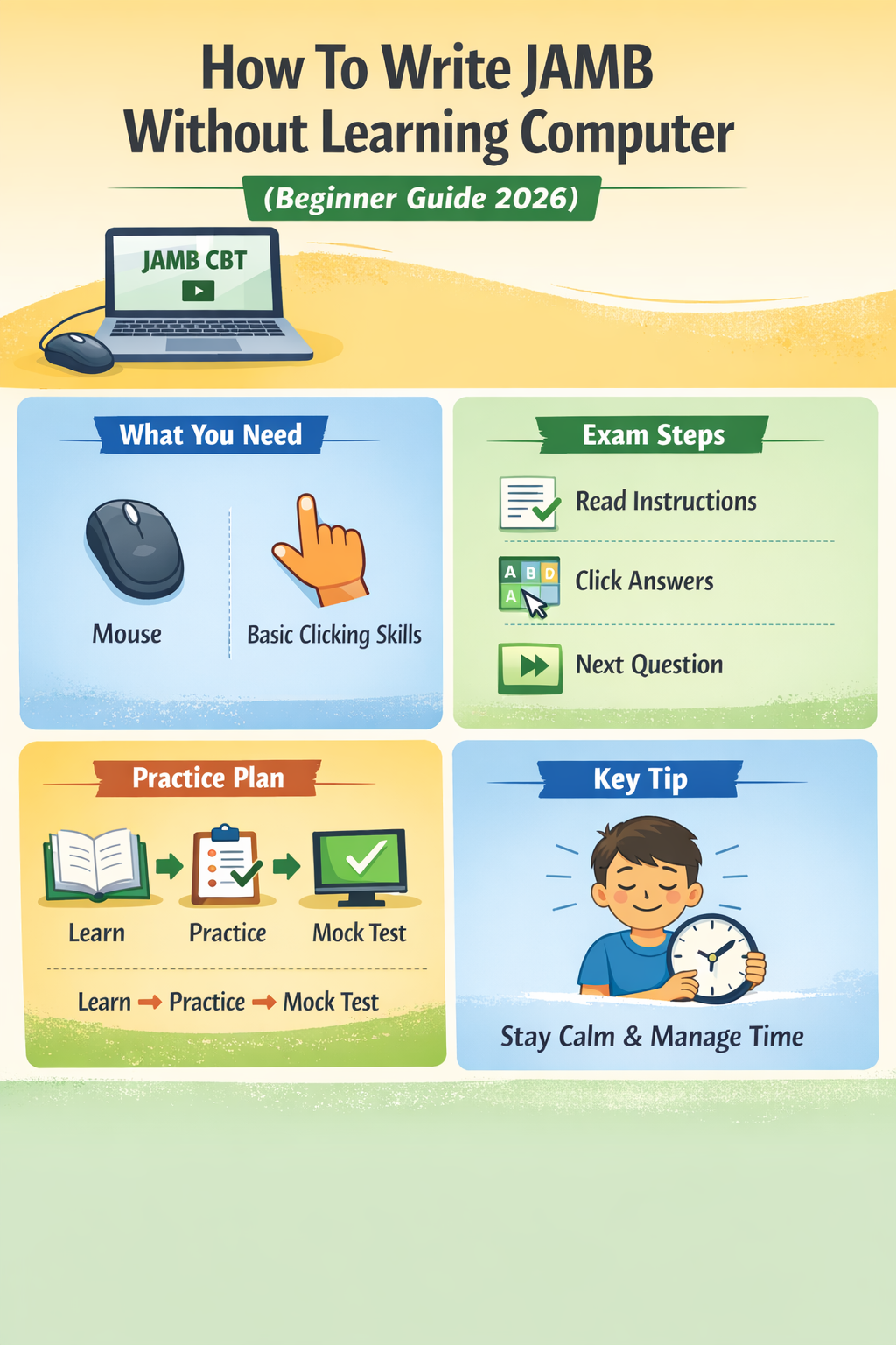 How To Write JAMB Without Learning Computer (Complete Beginner’s Guide 2026)