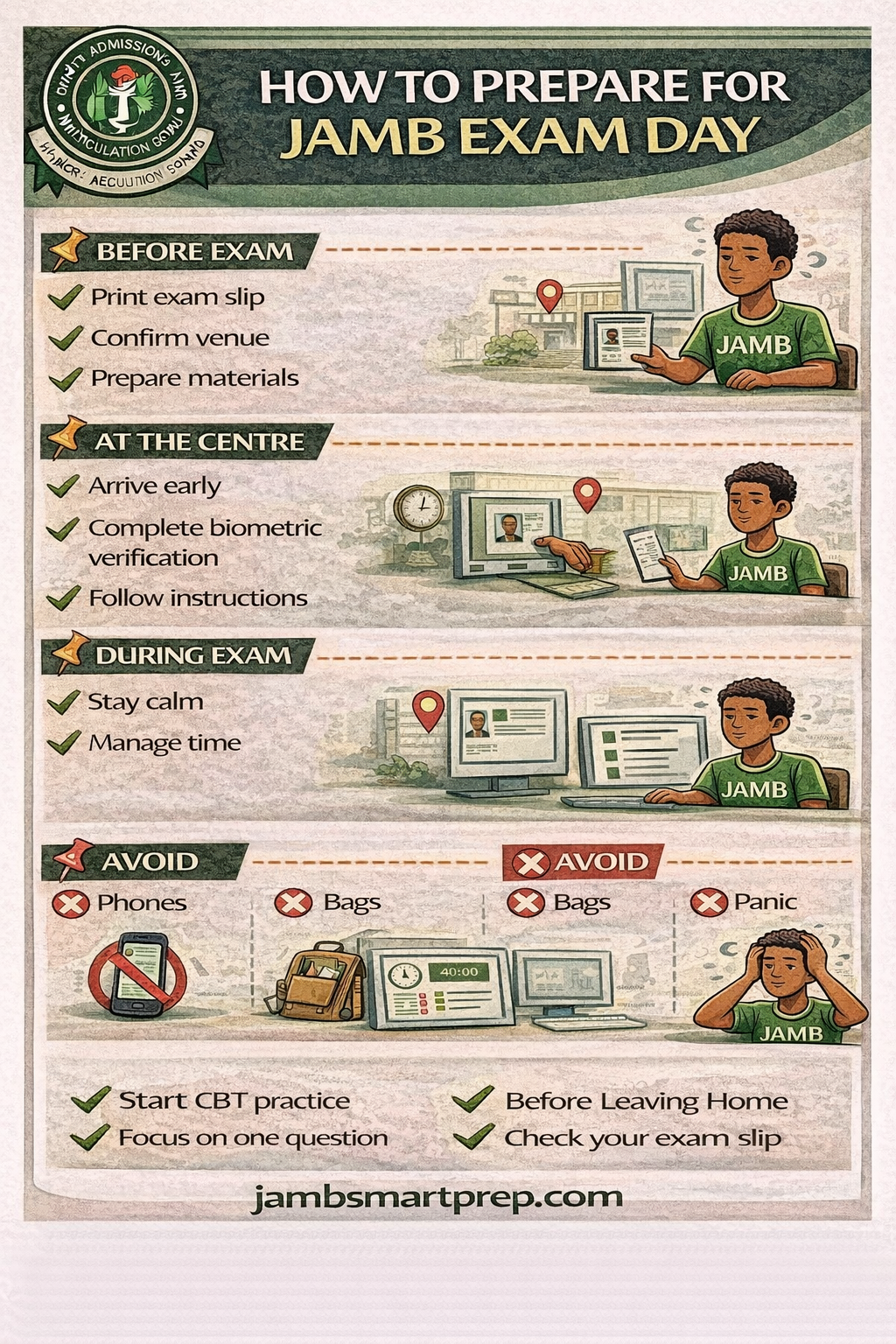 How to Prepare for JAMB Exam Day 2026 (Complete Guide for Candidates)