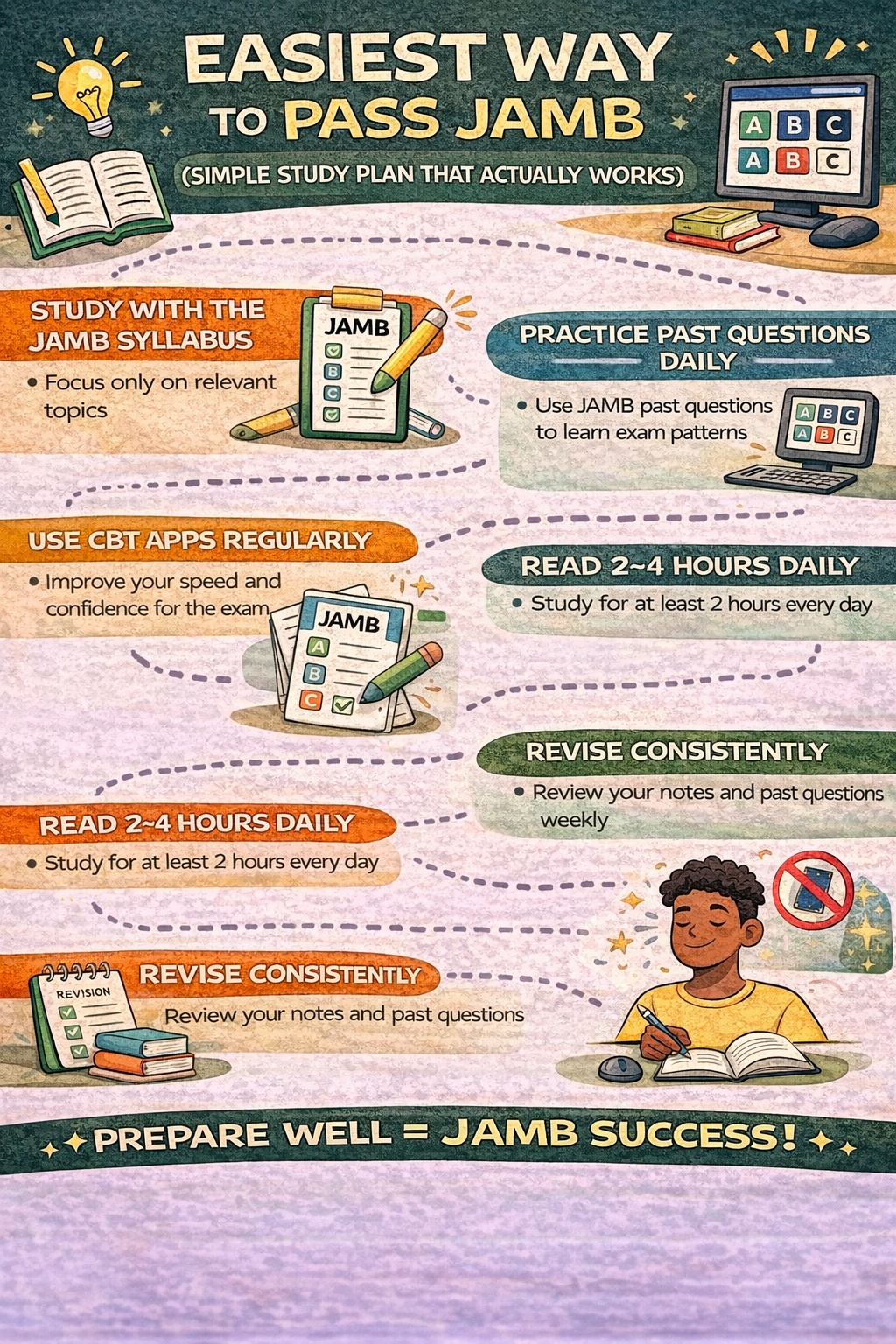 Easiest Way to Pass JAMB 2026 (Simple Study Plan That Actually Works)