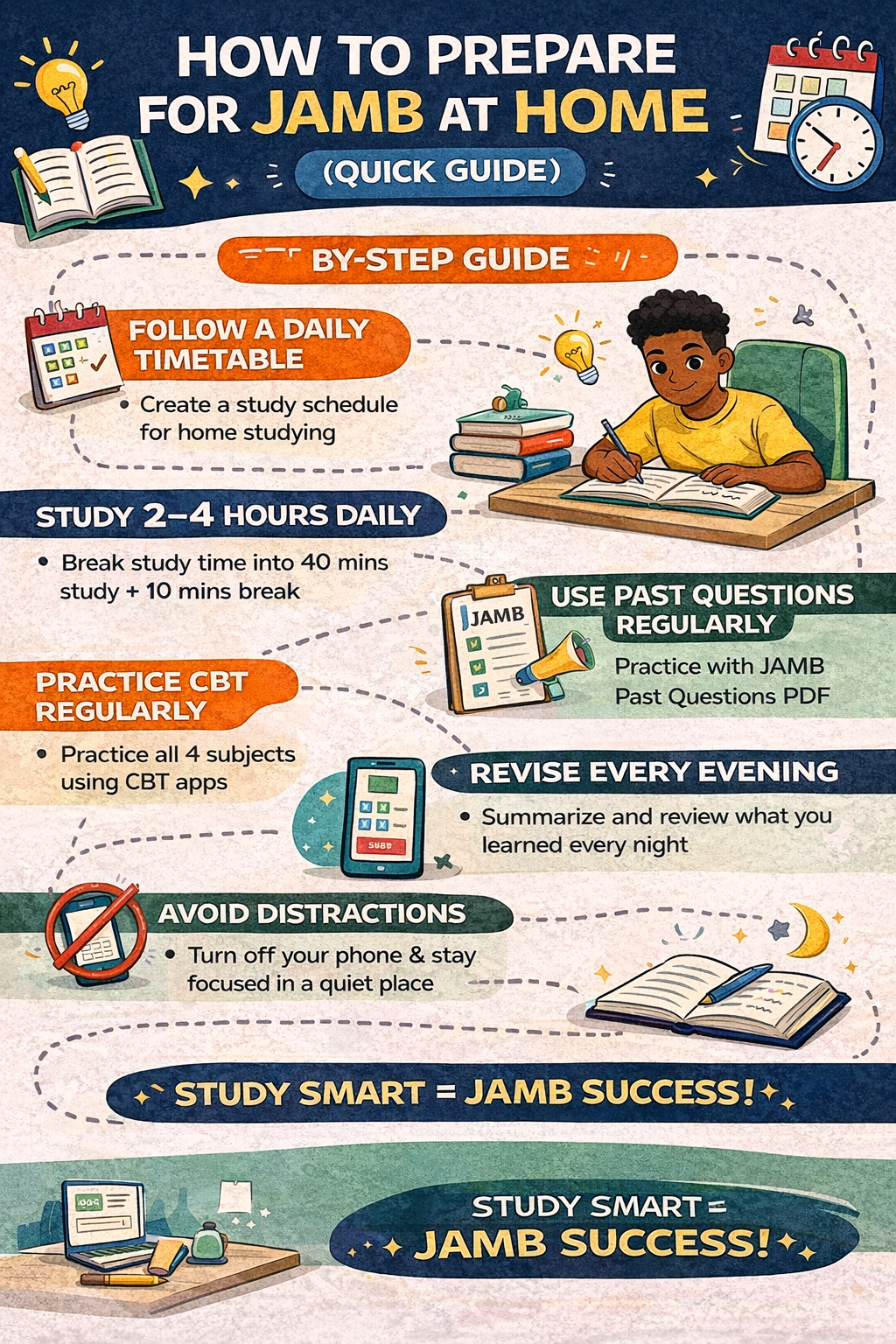 How to Prepare for JAMB at Home 2026 (Proven Study Plan for Success)