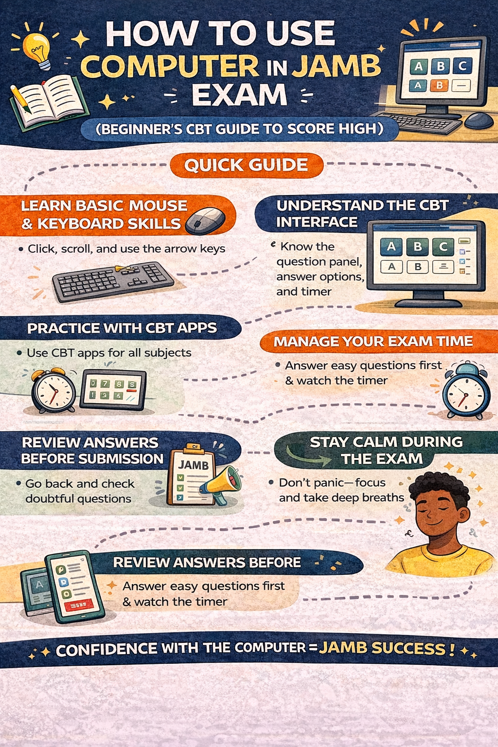 How to Use Computer in JAMB Exam 2026 (Beginner’s CBT Guide to Score High)