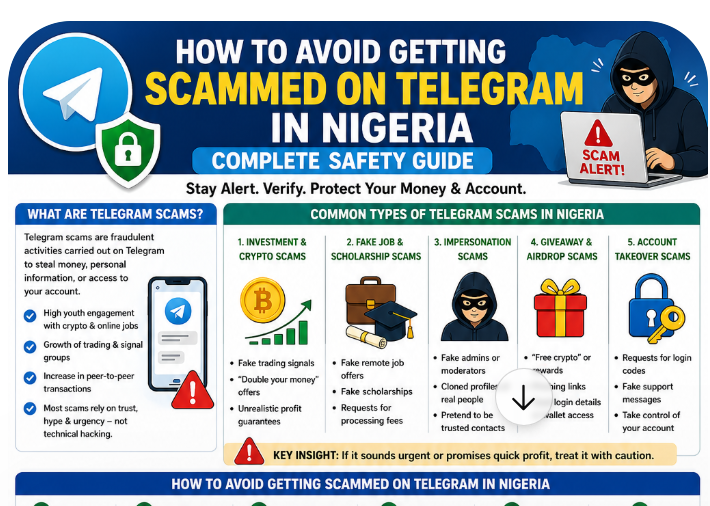 How to Avoid Getting Scammed on Telegram in Nigeria (Complete Safety Guide)