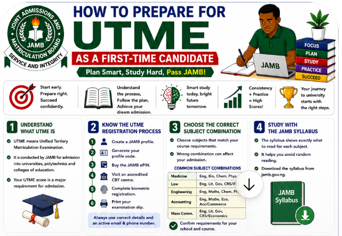 How to Prepare for UTME as a First-Time Candidate