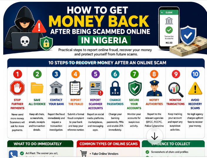 How to Get Money Back After Being Scammed Online in Nigeria 2026