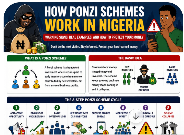 How Ponzi Schemes Work in Nigeria 2026: Warning Signs, Real Examples, and How to Protect Your Money