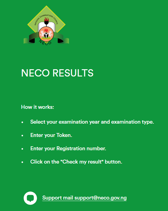 NECO Result Checker Portal Login: How to Check Your NECO 2026 Result Online and via SMS