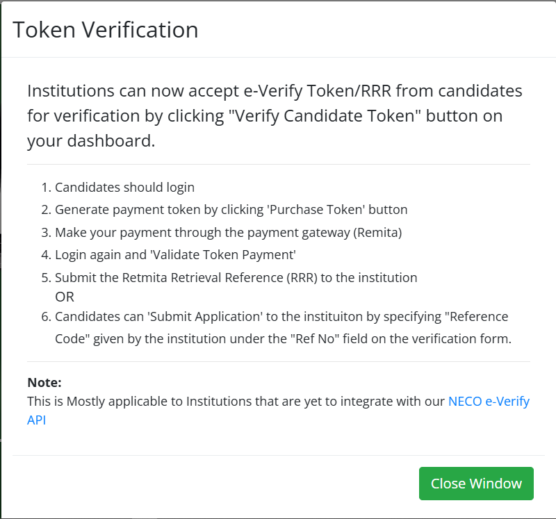 NECO e-Verify Portal Login: How to Use NECO e-Verify Portal to Verify Results Online