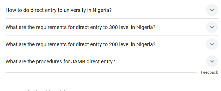 Full Guide to Direct Entry Admission in Nigeria (2025 Update)