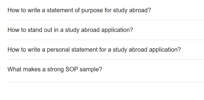 If you are applying to study abroad, one of the most important documents you will submit is your Statement of Purpose (SOP). An SOP is a personal essay that explains who you are, your academic and career goals, why you chose a particular course, and why the university should offer you admission. For Nigerian students, the SOP is more than just a formality. It is often the difference between acceptance and rejection, especially in competitive destinations like the United States, Canada, the United Kingdom, and Australia. Admissions officers use the SOP to evaluate not just your qualifications but your clarity of purpose, motivation, and fit for the program. Many students with strong grades and test scores lose opportunities because their SOPs are weak or generic. In this guide, you’ll learn the best way to write an SOP for study abroad from Nigeria, common mistakes to avoid, and how to present your story in a way that stands out. Structure of a Strong SOP A well-organized SOP should flow like a story. Below is a standard structure: Introduction Start with a hook: a personal experience, a defining moment, or a short anecdote that connects to your chosen course. State your academic interest and career aspiration clearly. Academic Background Summarize your secondary and higher education. Highlight achievements, projects, or research related to your chosen field. Professional or Practical Experience Mention internships, part-time jobs, or volunteering. Show how these experiences prepared you for further studies. Why This Course? Explain your motivation for choosing the field. Connect it to your career goals. Why This University and Country? Show that you researched the program. Mention specific professors, modules, or facilities that attracted you. Future Plans Discuss how the degree will help your career. Mention your intention to contribute to Nigeria after your studies (very important for visa credibility). Conclusion End with a confident but humble statement of your readiness. 10 Common Mistakes Nigerians Make in SOP Writing Copying samples from the internet – Admission officers can detect plagiarism. Overemphasizing financial struggles without linking to academic goals. Being too casual or too formal – Avoid slang and avoid legalistic jargon. Lack of structure – Random stories without flow. Repeating the CV – SOP is not a list of achievements but a narrative. Too much focus on Nigeria’s problems without showing how the course will help you solve them. Exceeding or ignoring word limits (most schools require 500–1000 words). Grammatical errors that reduce credibility. Generic statements like “I want to study because education is important.” Not tailoring SOPs – Using the same essay for all universities. Also read: How to Write a Winning Scholarship Essay (With Nigerian Examples) Example SOP (Nigeria Context) Course: Master’s in Public Health Applicant: Nigerian Student "Growing up in Lagos, I witnessed how preventable diseases such as malaria and typhoid continue to affect communities despite available solutions. My interest in public health began when I volunteered during a community immunization program in 2019. That experience taught me how public awareness and planning can change health outcomes. I studied Microbiology at the University of Ibadan, graduating with Second Class Upper Division. During my final-year project, I researched waterborne bacteria and their resistance to antibiotics, which further deepened my interest in disease prevention. I also interned with the Lagos State Ministry of Health, where I contributed to data collection during the COVID-19 pandemic. I am applying for the Master’s in Public Health at the University of Toronto because of its strong research in infectious diseases and global health policy. I am particularly interested in Professor Jane Doe’s work on community-based interventions, which aligns with my career goals. After completing the program, I intend to return to Nigeria to work with the National Centre for Disease Control (NCDC) and contribute to strengthening preventive health policies. Long term, I hope to establish an NGO that focuses on rural health awareness. I believe that my academic background, practical experience, and strong motivation make me a good candidate for this program. I am ready to learn, contribute, and grow through this opportunity." 10 Tips for Editing & Proofreading Your SOP Write your first draft early to allow enough revision time. Read your SOP aloud to check flow. Use simple and clear English, avoid long complex sentences. Ask a teacher, mentor, or education consultant to review. Ensure each paragraph transitions smoothly. Remove clichés such as “since childhood, I have loved this course.” Replace weak verbs with strong action verbs. Stick to the word limit given by the university. Double-check grammar, spelling, and punctuation. Keep a professional tone – enthusiastic but not desperate. Conclusion A well-written SOP can make all the difference in your study abroad journey. It is your chance to tell your story, demonstrate your passion, and convince admission officers that you deserve a place. If you are a Nigerian student planning for 2025–2026 intakes, start preparing your SOP early, tailor it to each university, and avoid common mistakes. Remember, strong grades and test scores are important, but your SOP gives your application a personal voice. Take time to make it excellent. Frequently Asked Questions (FAQs) 1. What is the ideal word count for an SOP? Most universities require between 500 and 1000 words. Always check the school’s instructions. 2. Can I use the same SOP for multiple universities? It is better to tailor each SOP to the specific university and program. Admission officers notice generic essays. 3. Should I mention scholarships in my SOP? Not directly. Focus on your academic and career goals. Scholarship essays usually have a separate section. 4. Is SOP required for Nigerian undergraduates applying abroad? Yes, especially for universities in the UK, US, Canada, and Australia. Some schools may call it a “personal statement.” 5. Can I hire someone to write my SOP? You can seek professional guidance, but the SOP should reflect your own experiences and voice. A fabricated SOP can be risky. 6. Should I write about financial struggles in my SOP? Only if it connects directly to your motivation and career goals. Avoid making the SOP sound like a funding request. 7. Can I include quotes in my SOP? You may, but it is not necessary. Focus on your personal experiences instead of relying on famous quotes. 8. How important is SOP compared to grades? Grades are primary, but for competitive programs, a strong SOP often decides between two equally qualified applicants. 9. How can I make my SOP stand out as a Nigerian student? Highlight real-life experiences, community service, internships, or unique projects that connect to your chosen field. 10. Can I submit more than one SOP draft to universities? No. Submit only your final version. This is why careful editing and proofreading are essential.
