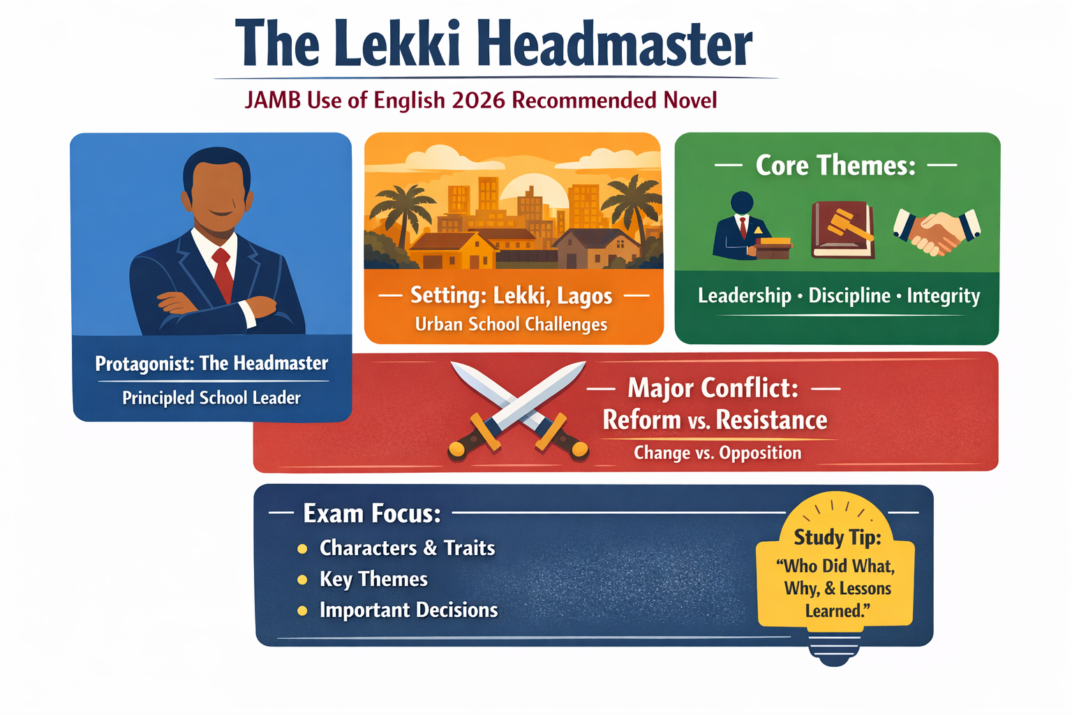 The Lekki Headmaster JAMB Novel Examination Likely Questions & Answers – Complete Guide 2026