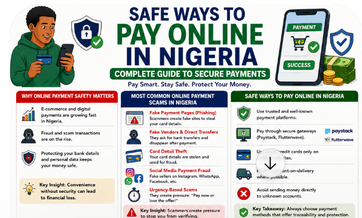 Safe Ways to Pay Online in Nigeria (Complete Guide to Secure Payments)