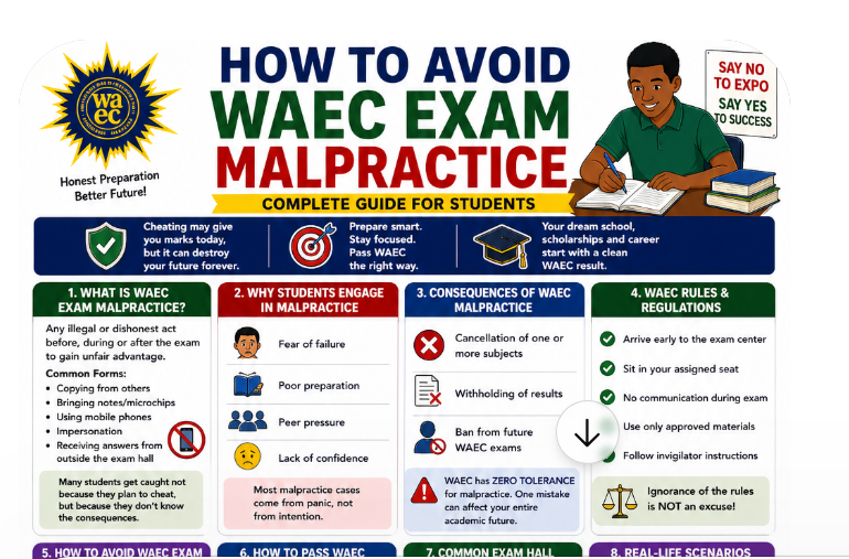 How to Avoid WAEC Exam Malpractice (Complete Guide for Students)