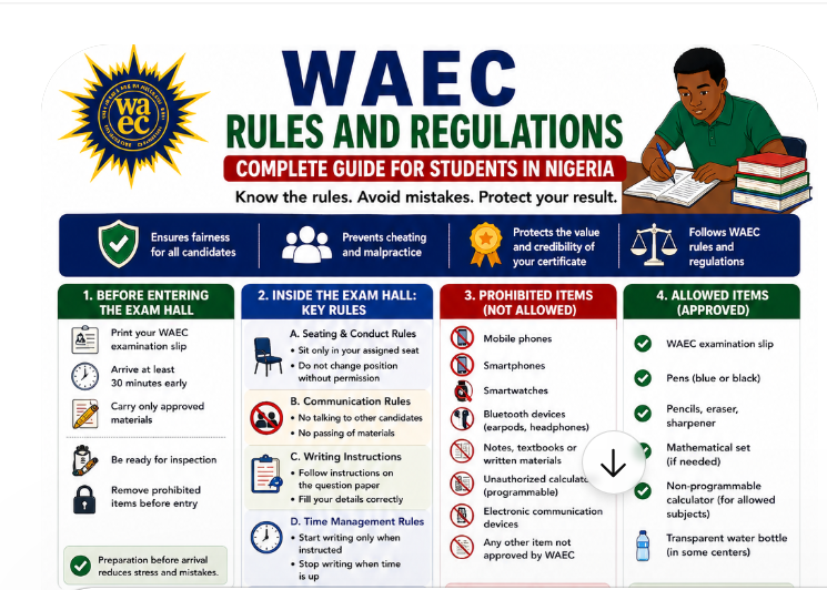 WAEC Rules and Regulations (Complete Guide for Students in Nigeria)