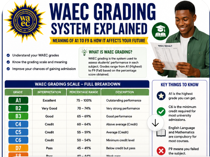 WAEC Grading: How WAEC Grades Are Calculated
