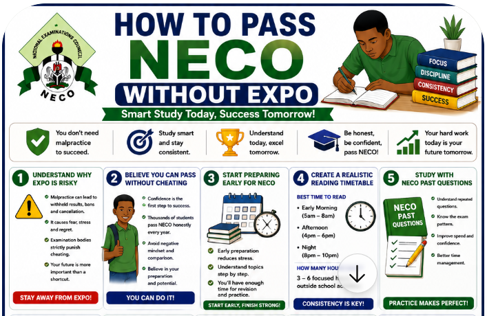 How to Pass NECO Without Expo