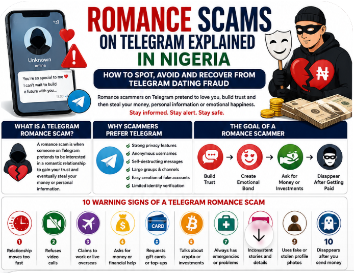Romance Scams on Telegram Explained in Nigeria 2026: How to Spot, Avoid, and Recover From Telegram Dating Fraud