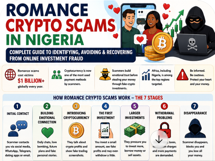 Romance Crypto Scams in Nigeria 2026: Complete Guide to Identifying, Avoiding, and Recovering from Online Investment Fraud