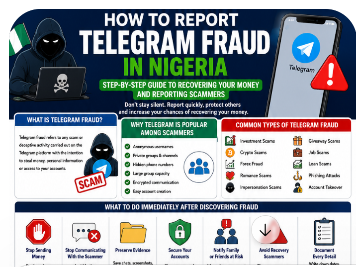 How to Report Telegram Fraud in Nigeria 2026: Step-by-Step Guide to Recovering Your Money and Reporting Scammers
