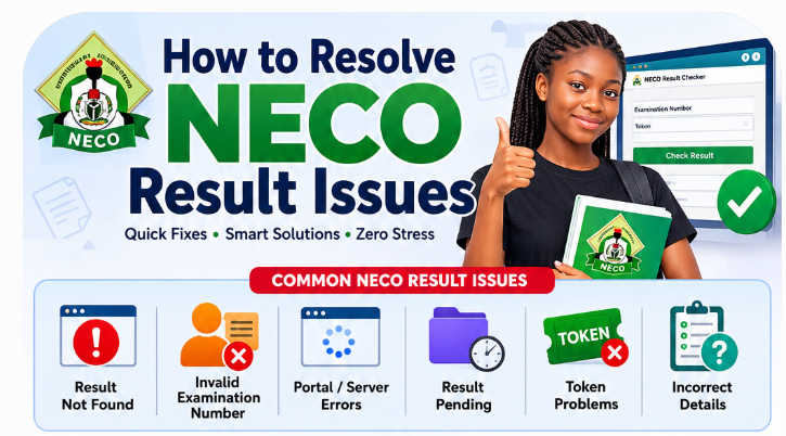 How to Resolve NECO Result Issues 2026