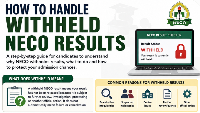 NECO Result Withheld: Why It Happens and What to Do